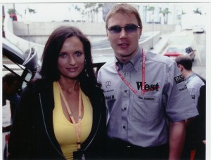 With Mika Hakkinen - Formula 1 World Champ. in Sao Paulo         